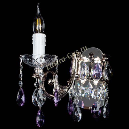 Бра Елизавета №1 мини фиолетовая в Магнитогорске Бра Елизавета №1 мини фиолетовая в Магнитогорске