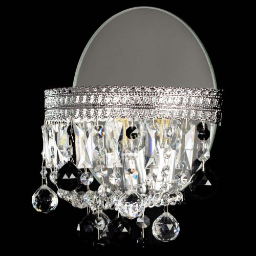 Бра Флоренция шар черная в Магнитогорске Гусь Хрустальный