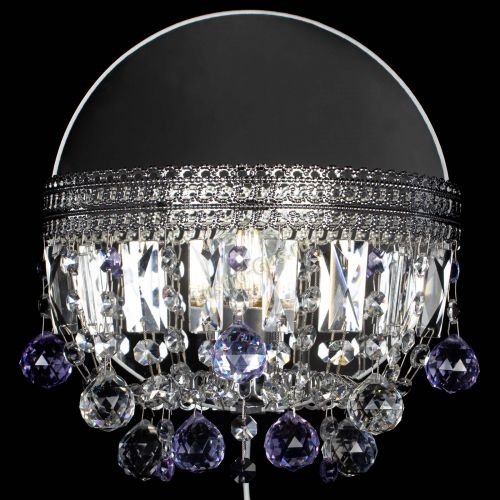 Бра Флоренция шар фиолетовая в Магнитогорске Гусь Хрустальный