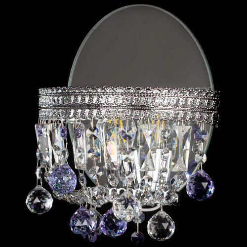 Бра Флоренция шар фиолетовая в Магнитогорске Гусь Хрустальный