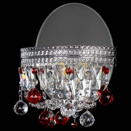 Бра Флоренция шар красная в Магнитогорске Гусь Хрустальный