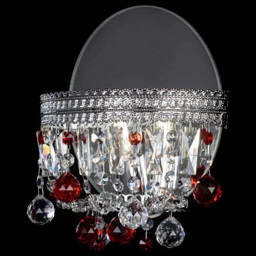 Бра Флоренция шар красная в Магнитогорске Гусь Хрустальный