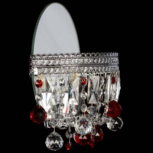 Бра Флоренция шар красная в Магнитогорске Гусь Хрустальный