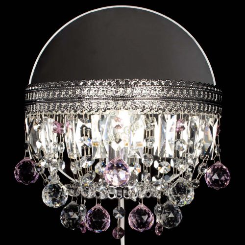 Бра Флоренция шар розовая в Магнитогорске Гусь Хрустальный