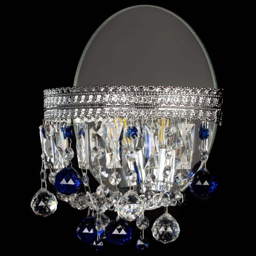 Бра Флоренция шар синяя в Магнитогорске Гусь Хрустальный