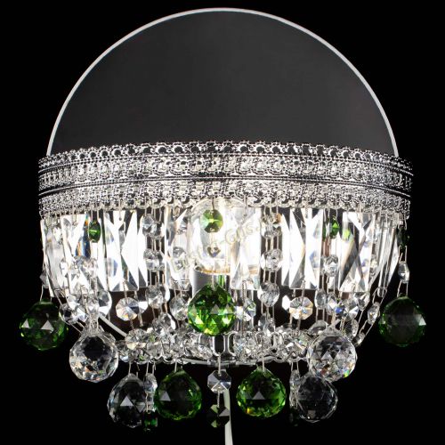 Бра Флоренция шар зеленая в Магнитогорске Гусь Хрустальный