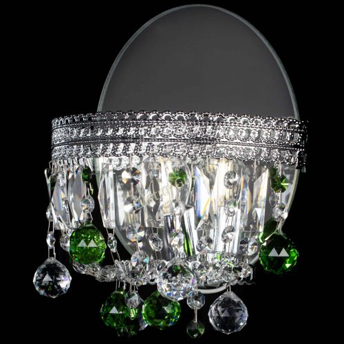 Бра Флоренция шар зеленая в Магнитогорске Гусь Хрустальный