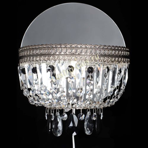 Бра Флоренция журавлик черная в Магнитогорске Гусь Хрустальный