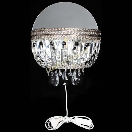 Бра Флоренция журавлик черная в Магнитогорске Гусь Хрустальный