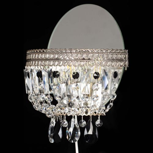 Бра Флоренция журавлик черная в Магнитогорске Гусь Хрустальный