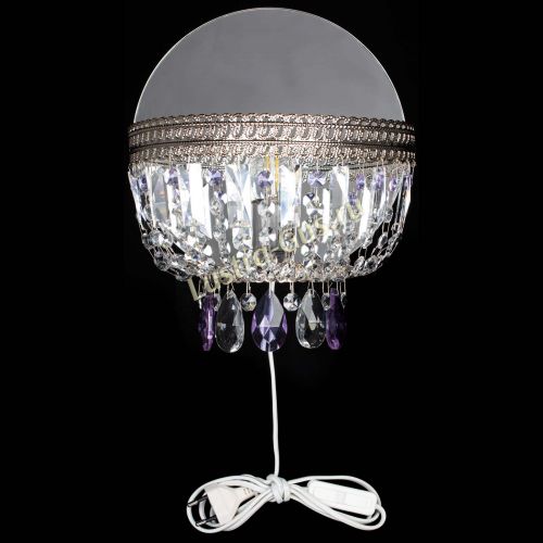 Бра Флоренция журавлик фиолетовая в Магнитогорске Гусь Хрустальный