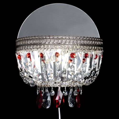 Бра Флоренция журавлик красная в Магнитогорске Гусь Хрустальный