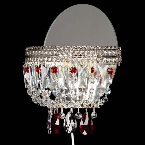 Бра Флоренция журавлик красная в Магнитогорске Гусь Хрустальный