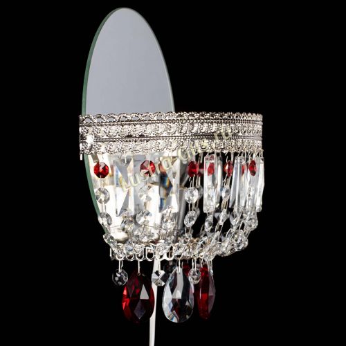 Бра Флоренция журавлик красная в Магнитогорске Гусь Хрустальный