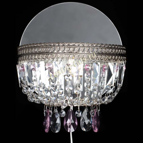 Бра Флоренция журавлик розовая в Магнитогорске Гусь Хрустальный