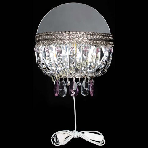 Бра Флоренция журавлик розовая в Магнитогорске Гусь Хрустальный