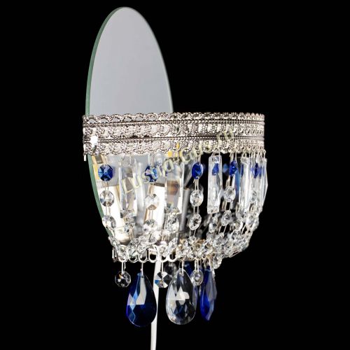 Бра Флоренция журавлик синяя в Магнитогорске Гусь Хрустальный