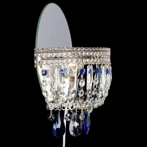 Бра Флоренция журавлик синяя в Магнитогорске Гусь Хрустальный