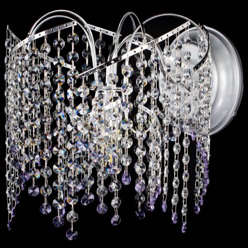 Бра Иволга №2 фиолетовая в Магнитогорске Гусь Хрустальный