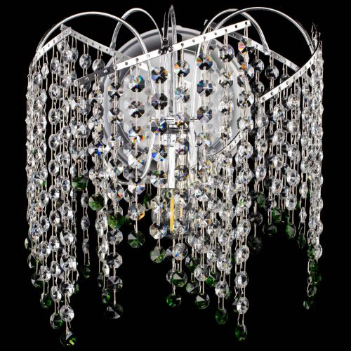 Бра Иволга №2 зеленая в Магнитогорске Гусь Хрустальный