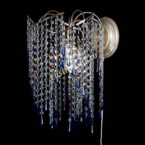 Бра Иволга №3 синяя в Магнитогорске Гусь Хрустальный