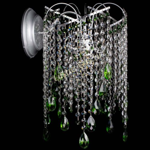 Бра Иволга №4 зеленая в Магнитогорске Гусь Хрустальный