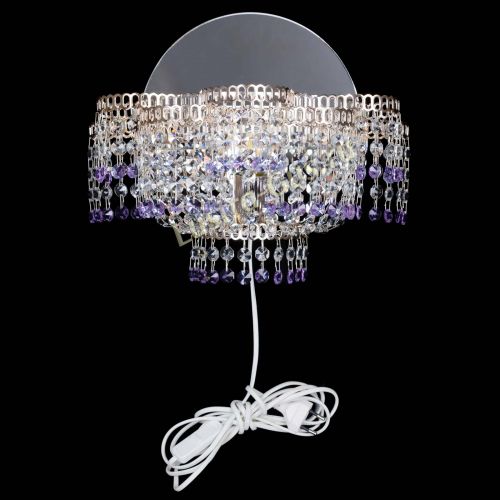 Бра Камелия обтикон Фиолетовая в Магнитогорске Гусь Хрустальный