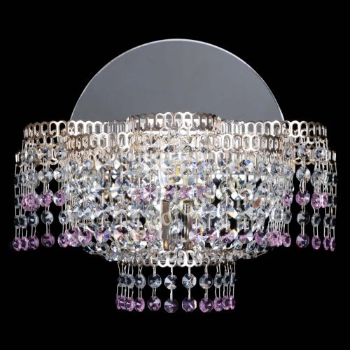 Бра Камелия обтикон Розовая в Магнитогорске Гусь Хрустальный