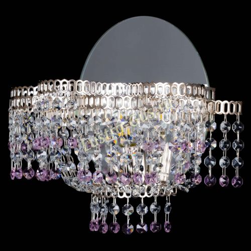 Бра Камелия обтикон Розовая в Магнитогорске Гусь Хрустальный