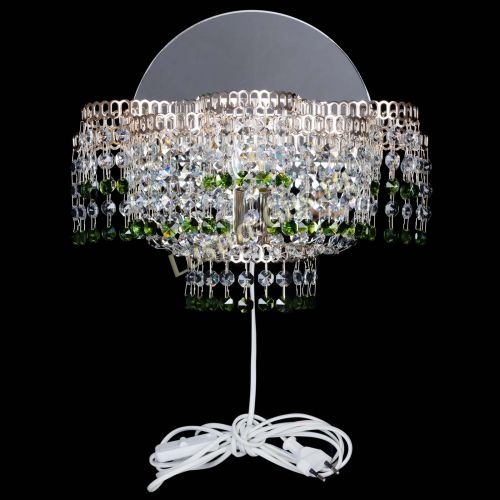 Бра Камелия обтикон Зеленая в Магнитогорске Гусь Хрустальный