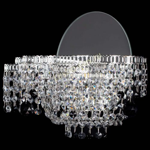 Бра Камелия шар черная в Магнитогорске Гусь Хрустальный