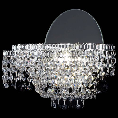 Бра Камелия шар черная в Магнитогорске Гусь Хрустальный