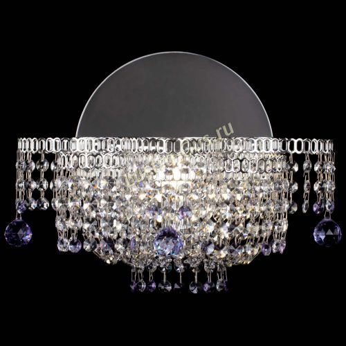 Бра Камелия шар фиолетовая в Магнитогорске Гусь Хрустальный