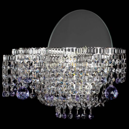 Бра Камелия шар фиолетовая в Магнитогорске Гусь Хрустальный