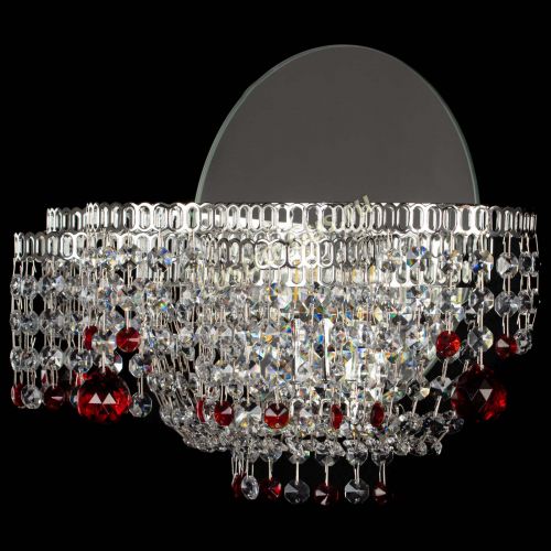 Бра Камелия шар красная в Магнитогорске Гусь Хрустальный