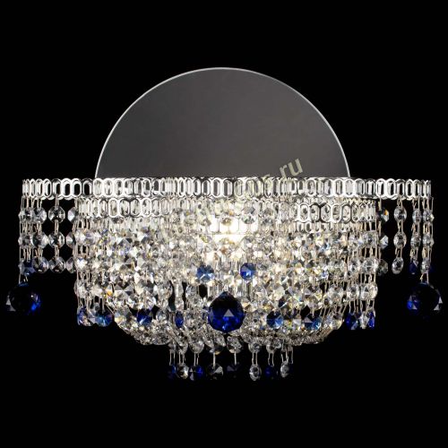 Бра Камелия шар синяя в Магнитогорске Гусь Хрустальный