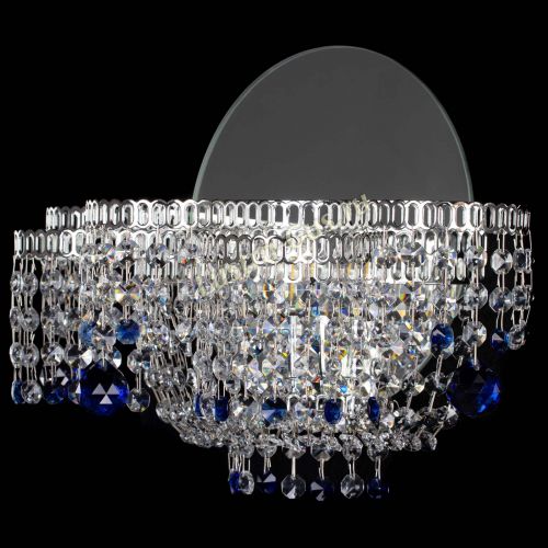 Бра Камелия шар синяя в Магнитогорске Гусь Хрустальный