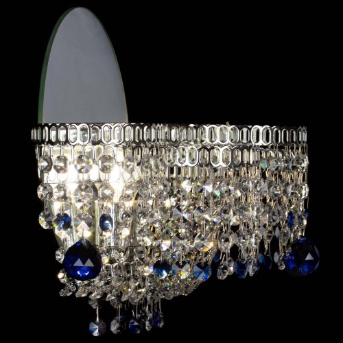 Бра Камелия шар синяя в Магнитогорске Гусь Хрустальный