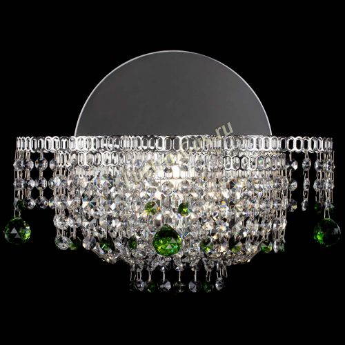 Бра Камелия шар зеленая в Магнитогорске Гусь Хрустальный