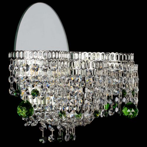 Бра Камелия шар зеленая в Магнитогорске Гусь Хрустальный