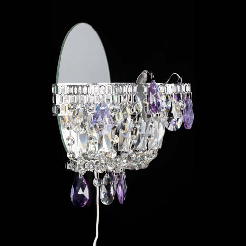 Бра Камея фиолетовая в Магнитогорске Гусь Хрустальный