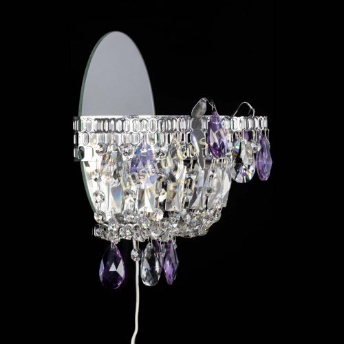 Бра Камея фиолетовая в Магнитогорске Гусь Хрустальный