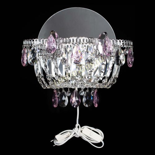 Бра Камея розовая в Магнитогорске Гусь Хрустальный