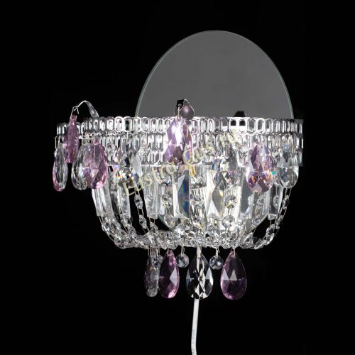 Бра Камея розовая в Магнитогорске Гусь Хрустальный