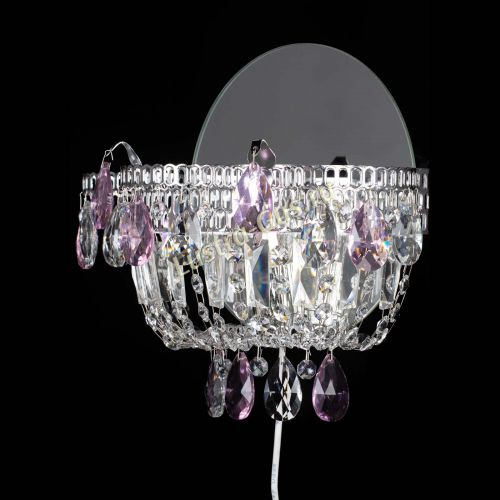 Бра Камея розовая в Магнитогорске Гусь Хрустальный