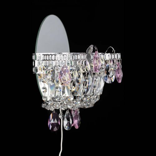 Бра Камея розовая в Магнитогорске Гусь Хрустальный