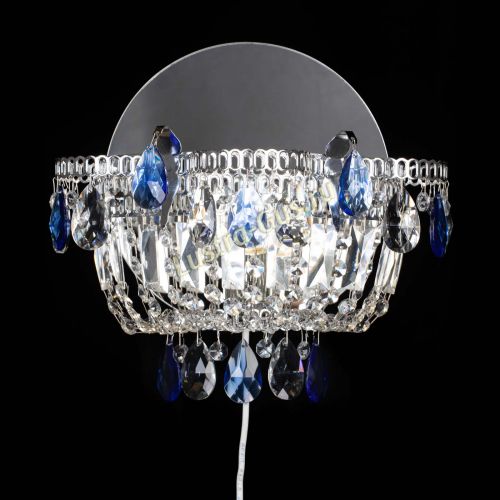 Бра Камея синяя в Магнитогорске Гусь Хрустальный