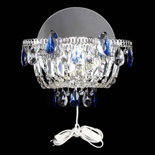 Бра Камея синяя в Магнитогорске Гусь Хрустальный