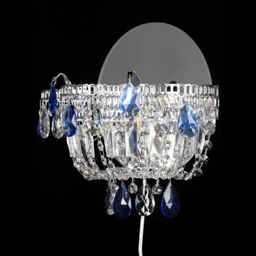 Бра Камея синяя в Магнитогорске Гусь Хрустальный