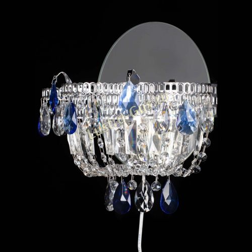 Бра Камея синяя в Магнитогорске Гусь Хрустальный